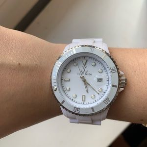 White Toy Watch